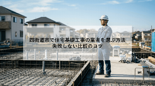 四街道市で住宅基礎工事の業者を選ぶ方法|失敗しない比較のコツ