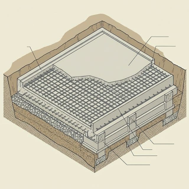 ベタ基礎の施工例