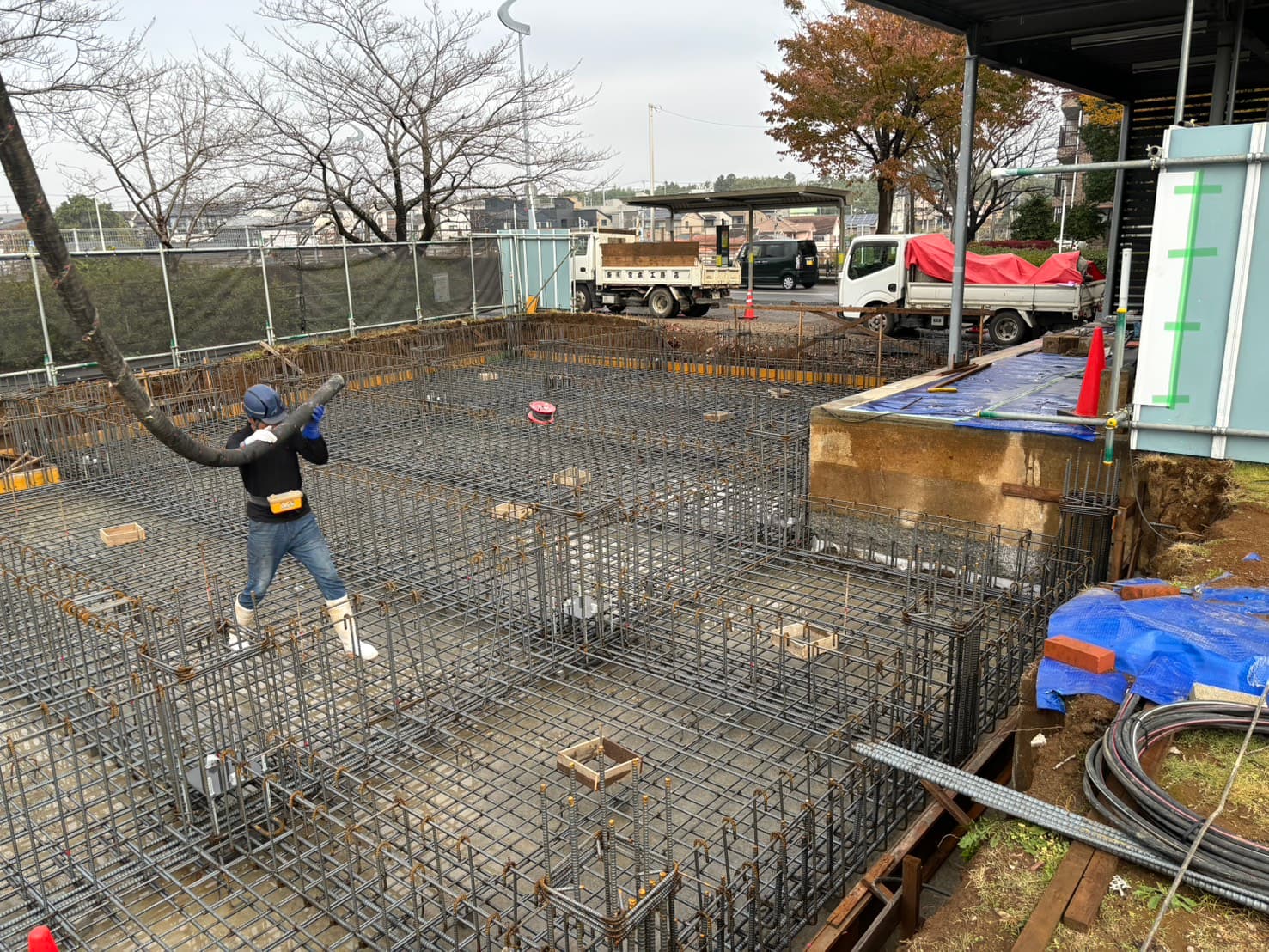 掘削・整地の様子