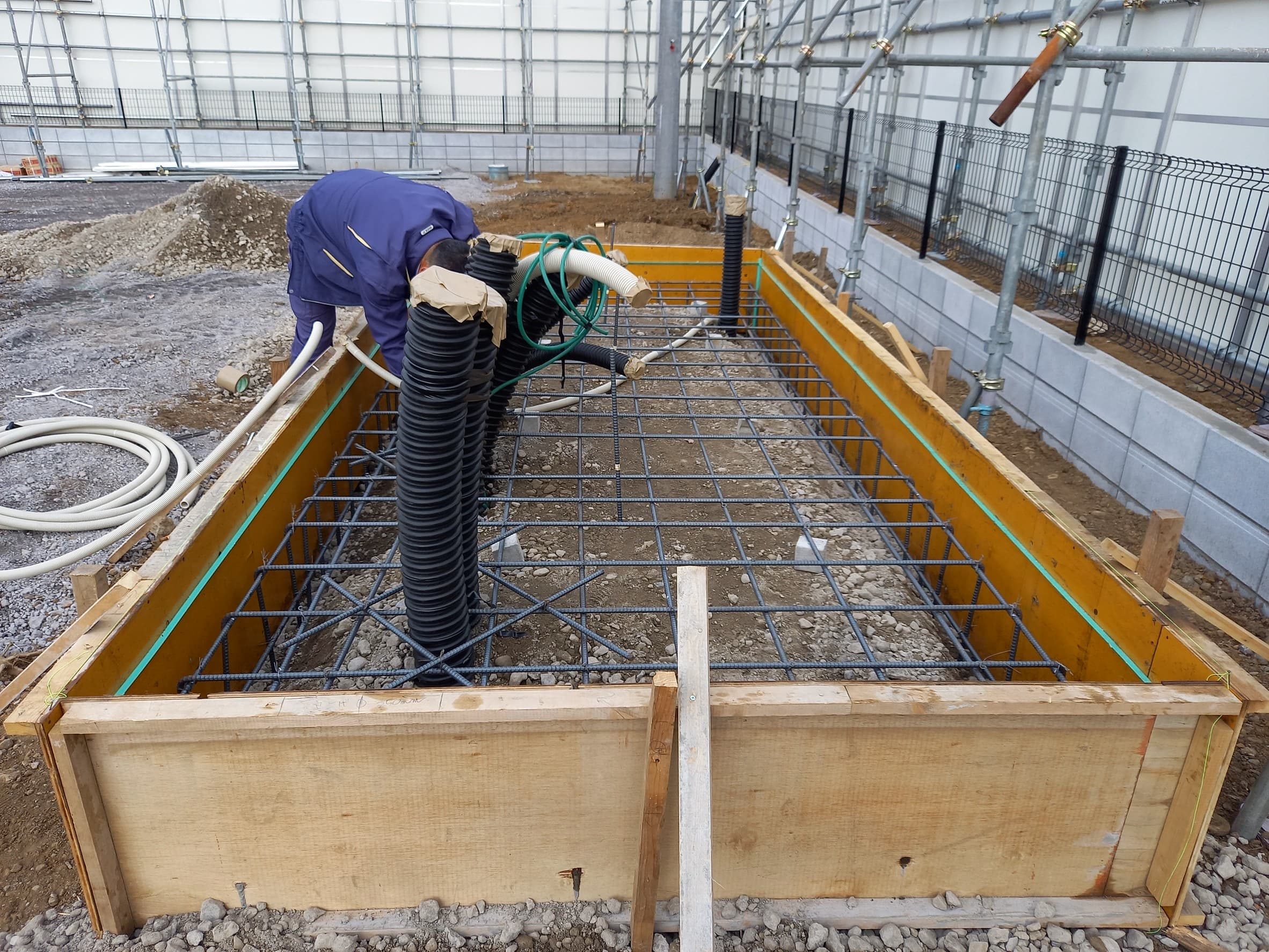 小規模基礎の施工例