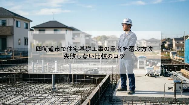 四街道市で住宅基礎工事の業者を選ぶ方法|失敗しない比較のコツ